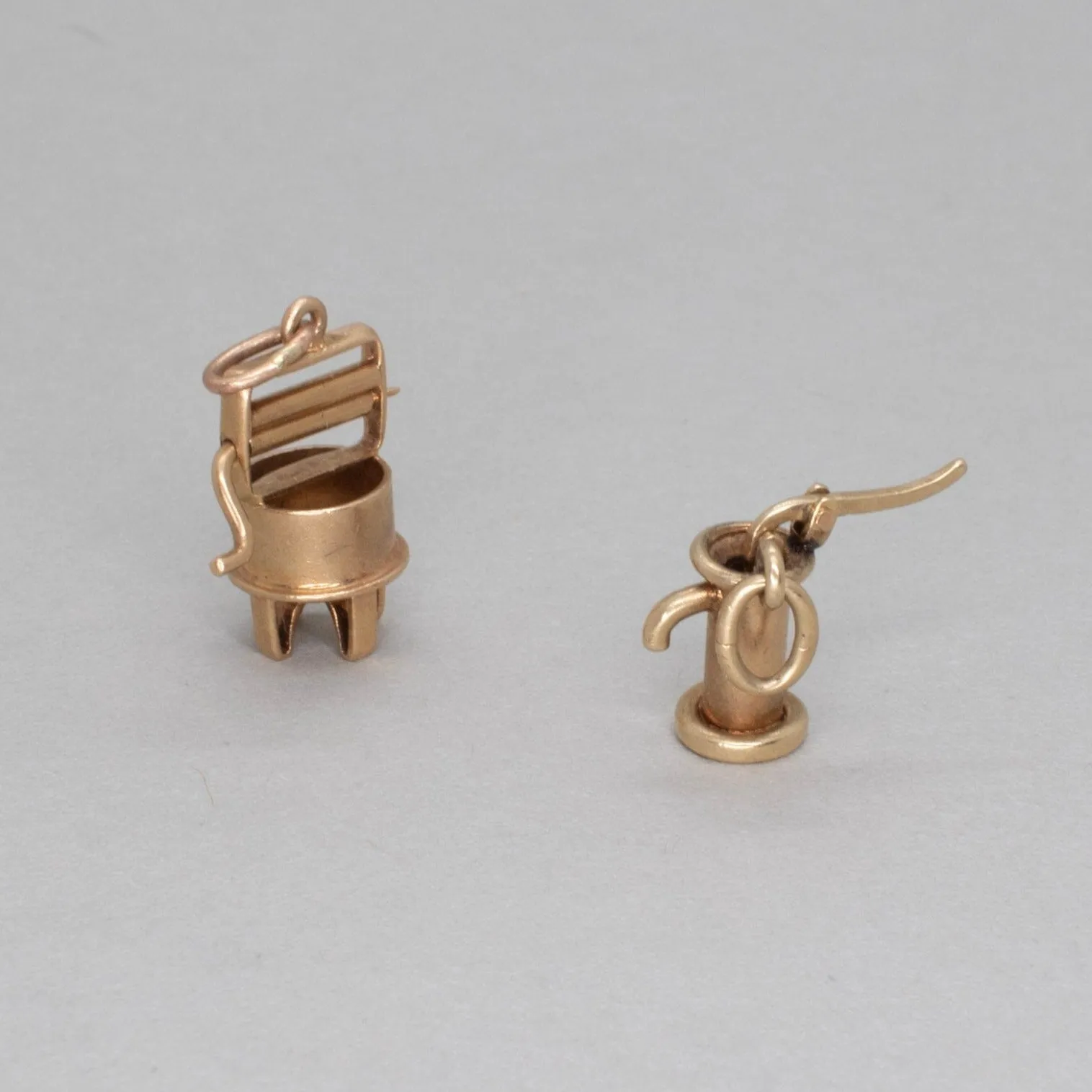 14K Vintage Washing Charms