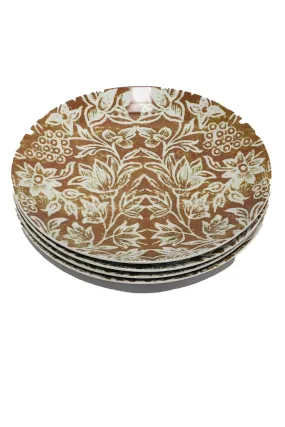 ANNA CHANDLER DINNER PLATE SET SPICE ISLAND TUMERIC