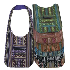 Bag - Cotton Canvas Boho Shoulder - Each Unique