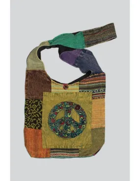 Bag - Hobo Peace Sign - Each Unique