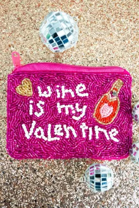 Beaded coin clutch Valentines