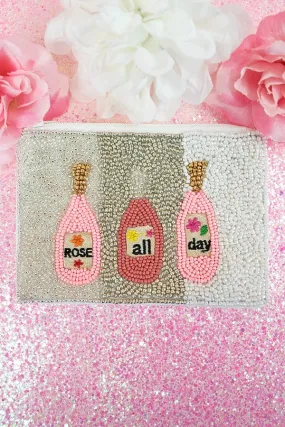 Beaded coin clutch