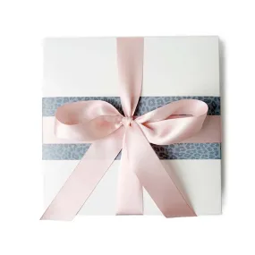 BELLE & BLUSH GIFT BAR | Snow Leopard - Blush Ribbon