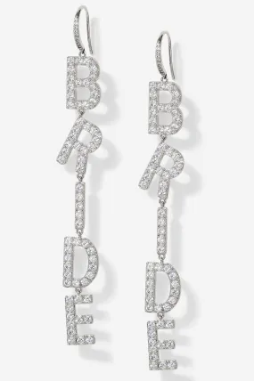 BRIDE TRIBE BRIDE LINEAR EARRINGS