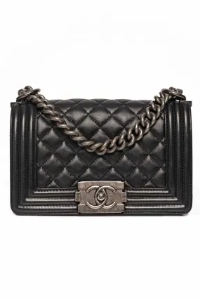 Chanel Quilted Lambskin Small Boy Bag