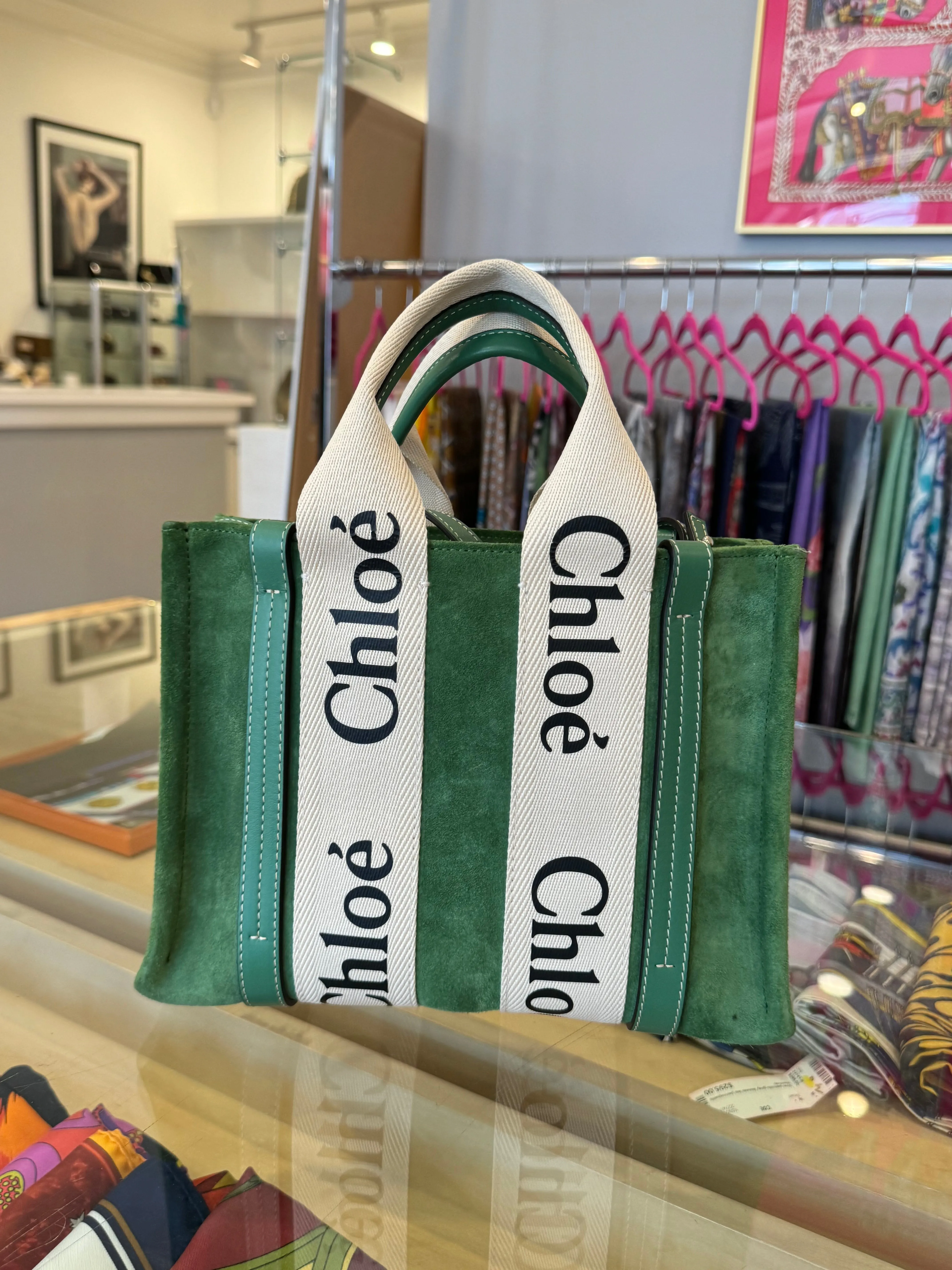 Chloe Small Woody Tote Bag