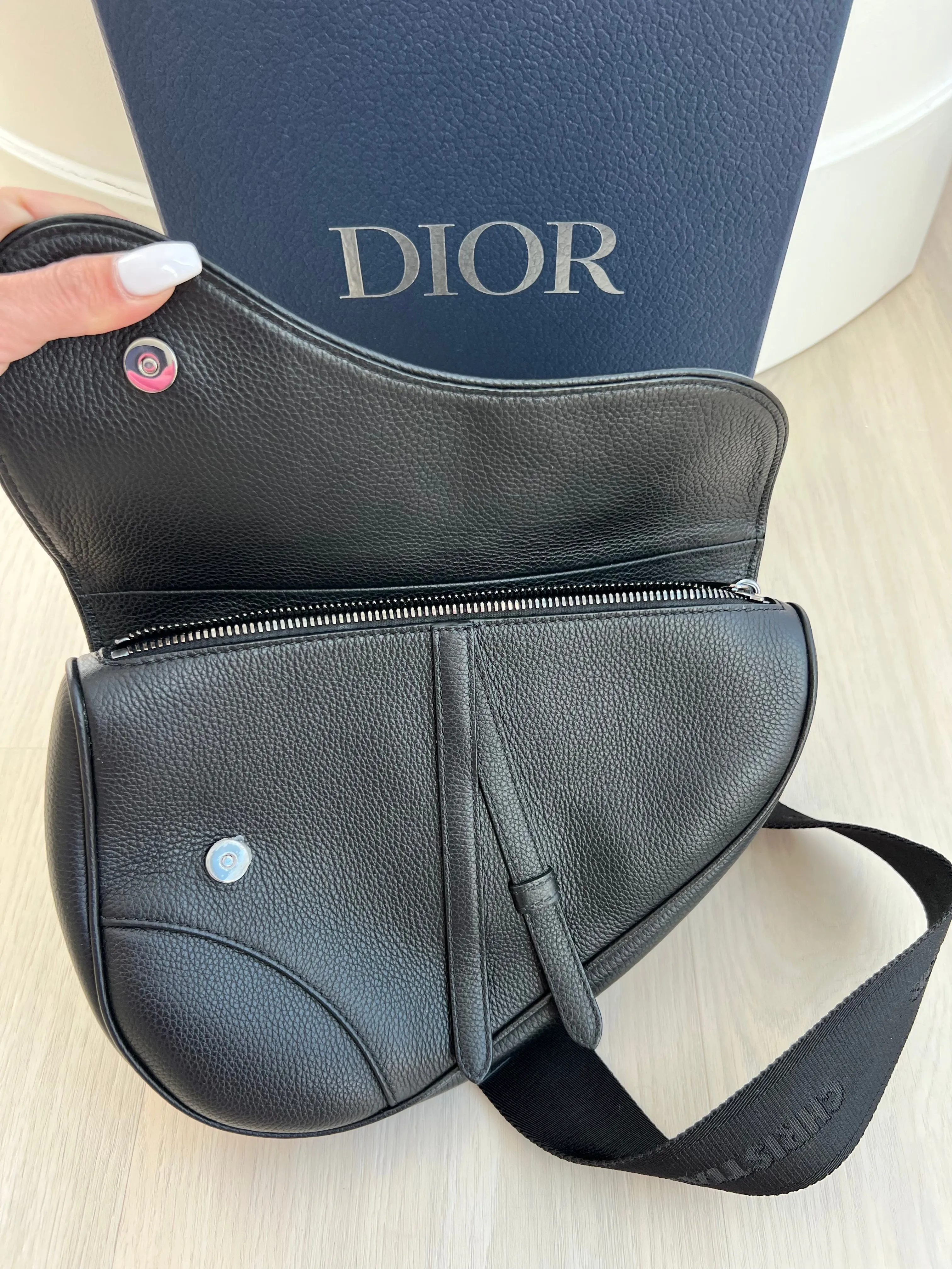 Christian Dior Stussy Collaboration Saddle Bag