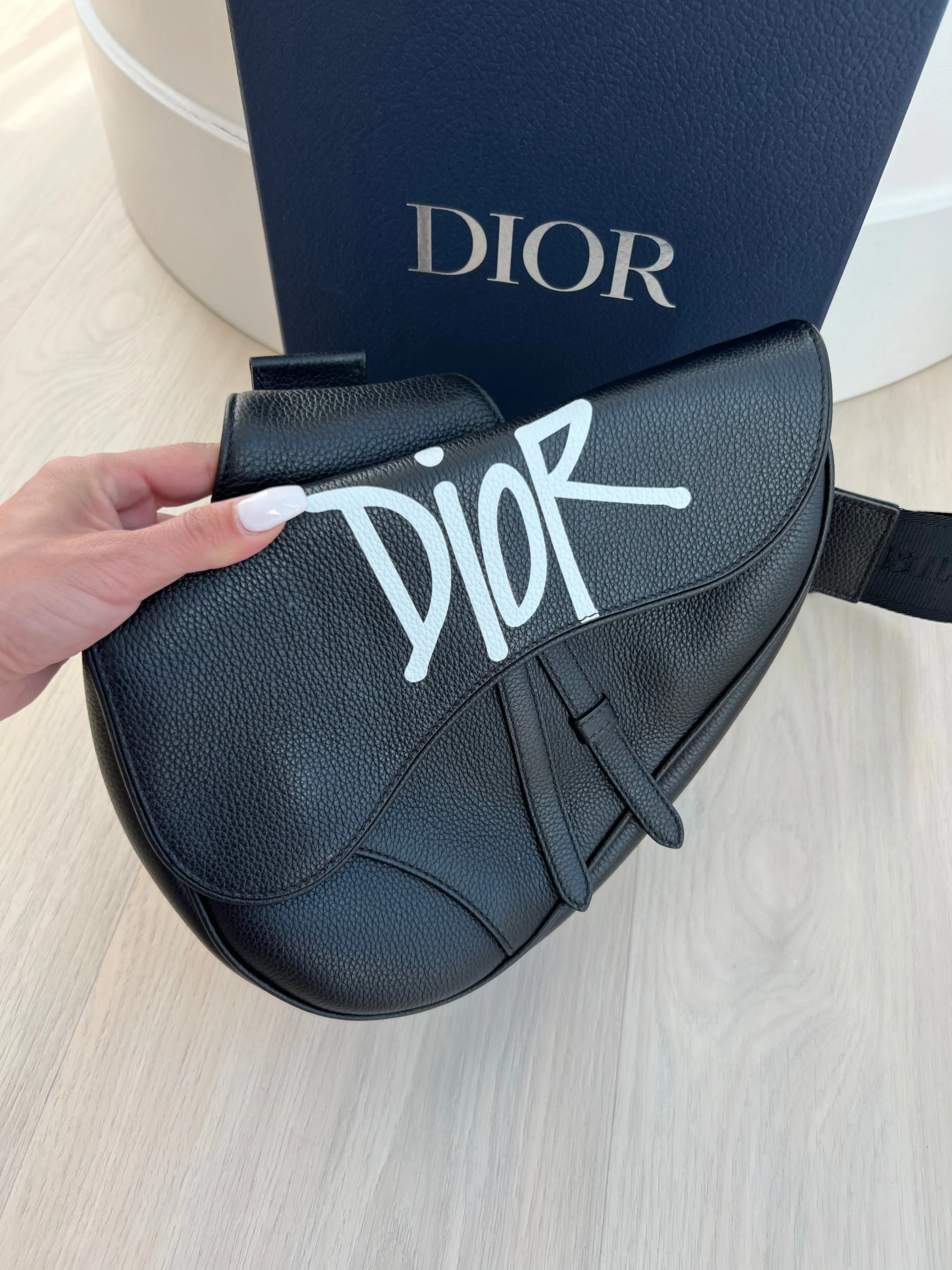 Christian Dior Stussy Collaboration Saddle Bag