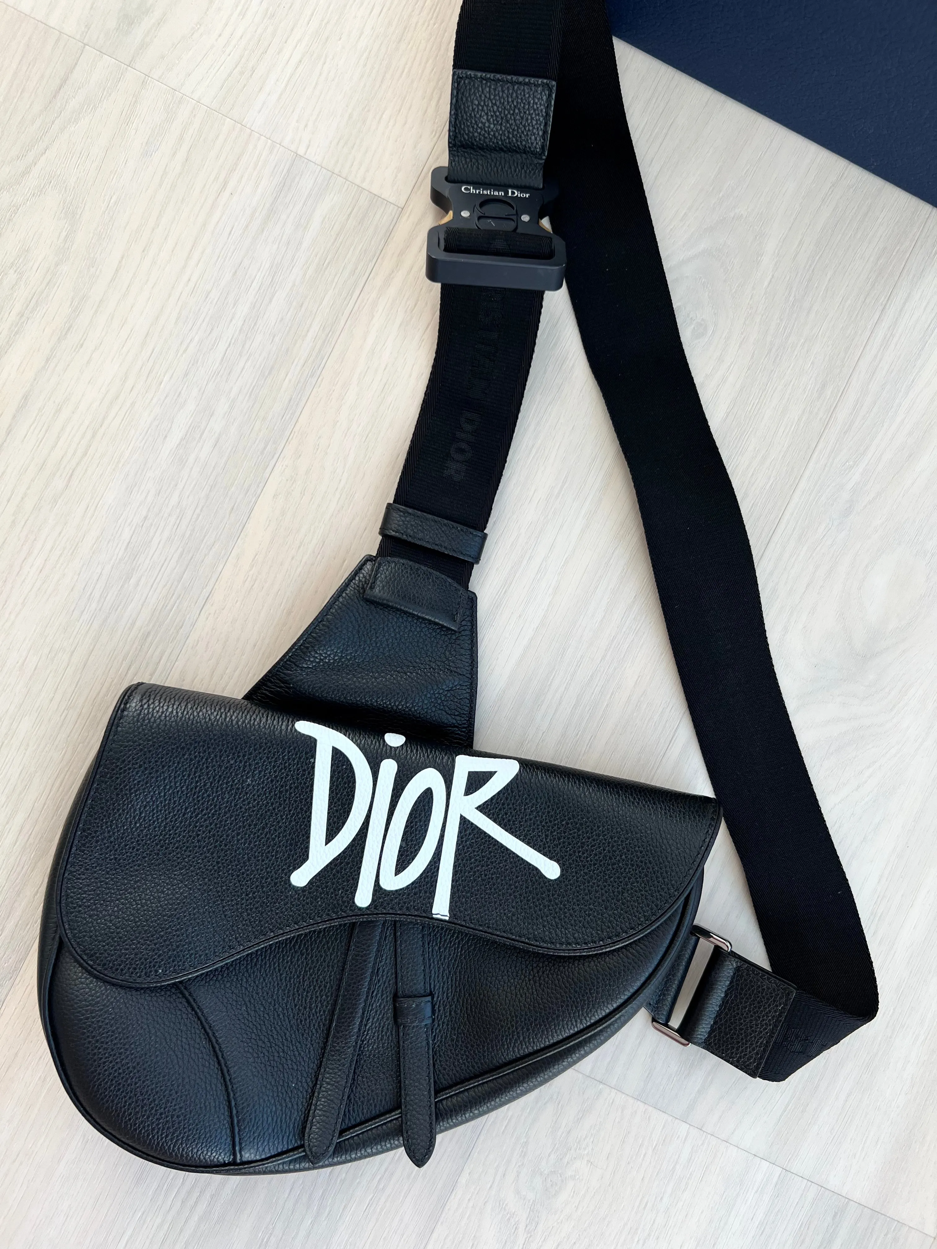 Christian Dior Stussy Collaboration Saddle Bag