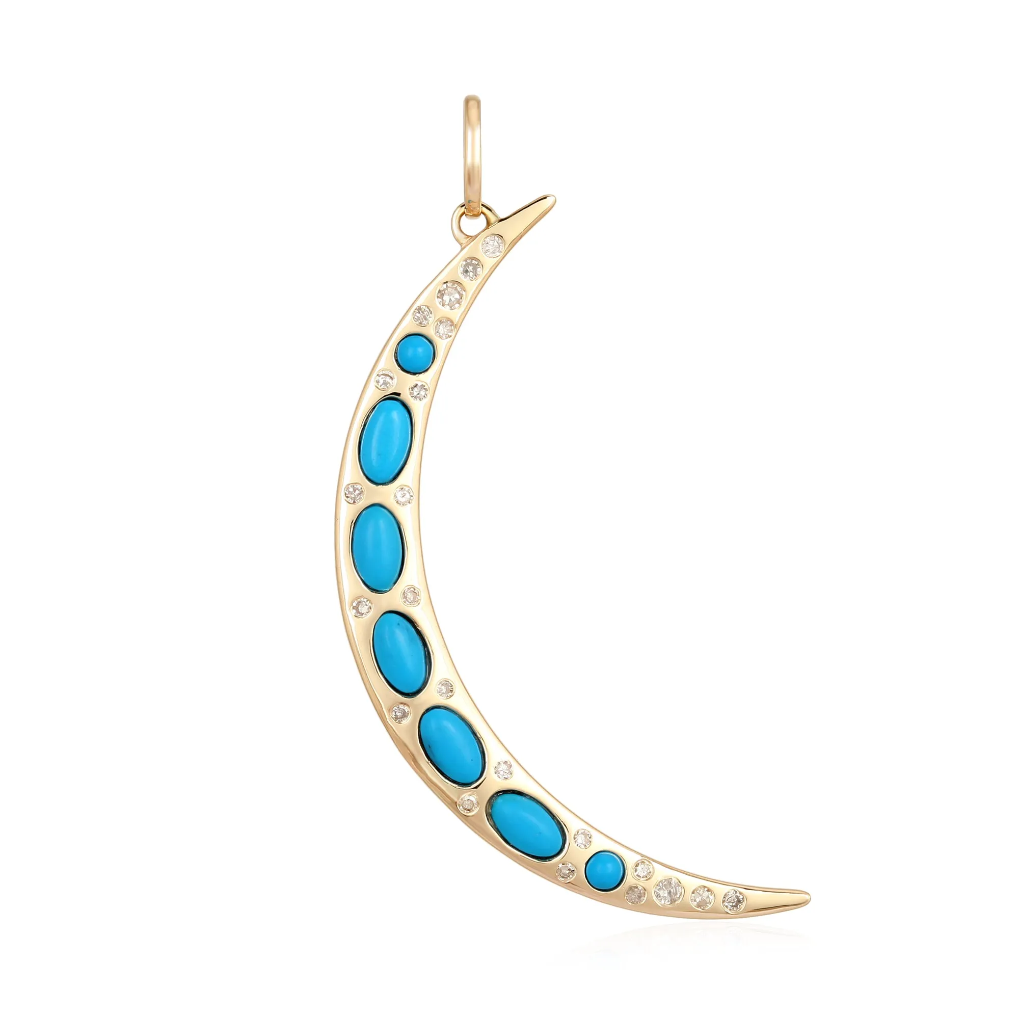 Crescent Moon Turquoise