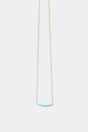 Crescent Necklace - Turquoise