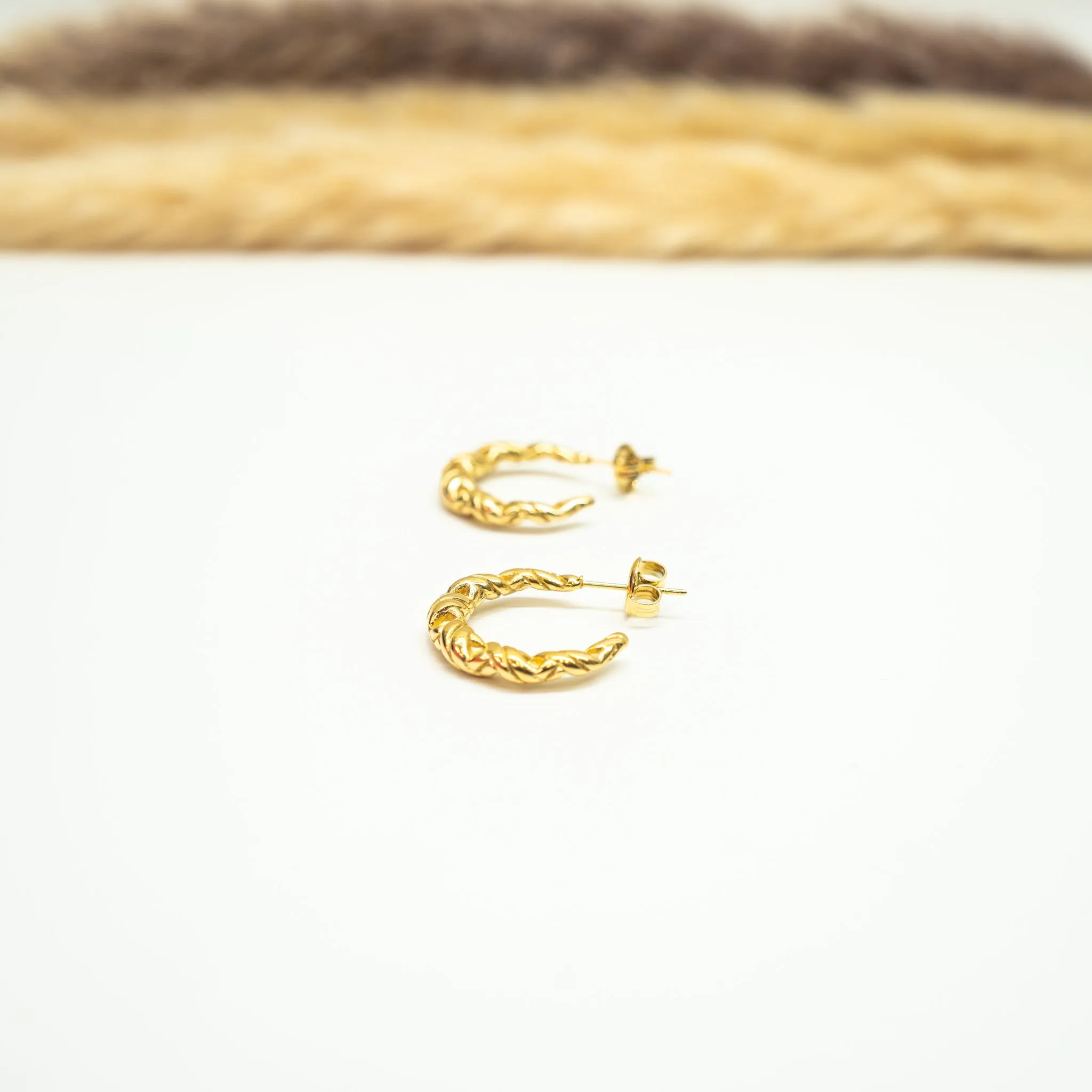 Crescent X Earrings