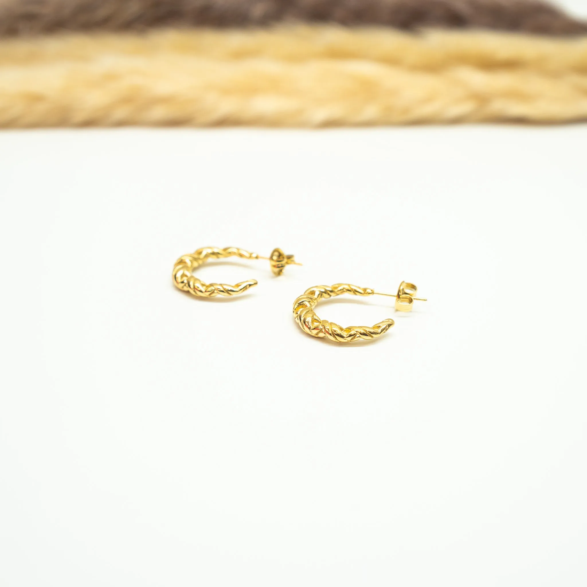 Crescent X Earrings