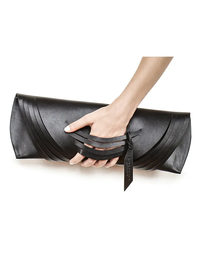 Curved Slashed Clutch   Colour Options