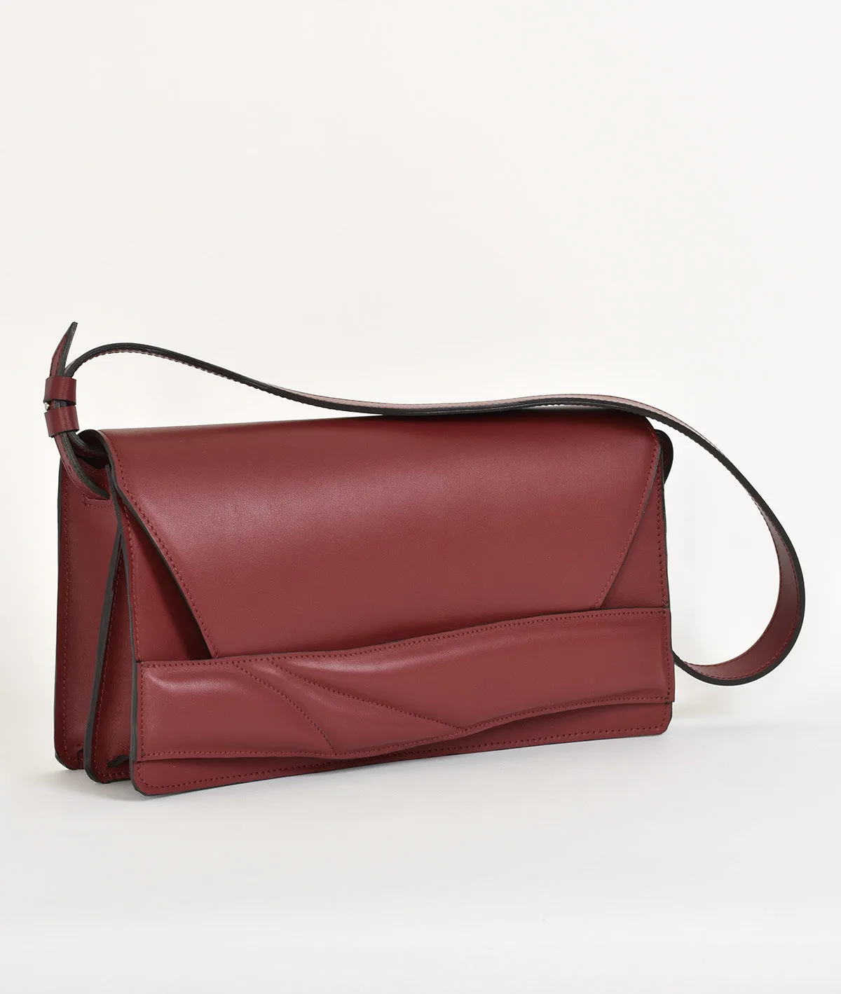 Curved Slashed Clutch   Colour Options