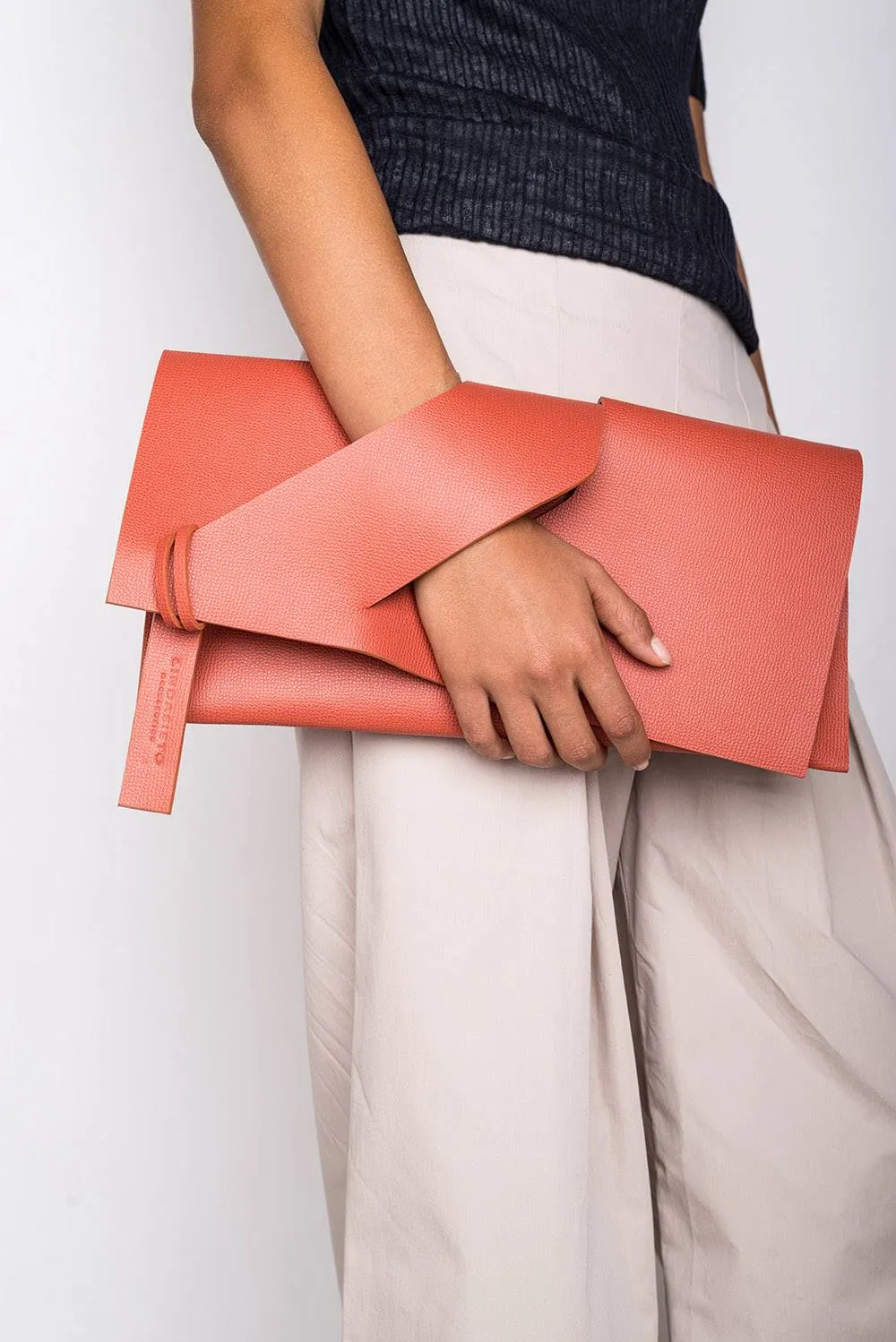 Curved Slashed Clutch   Colour Options