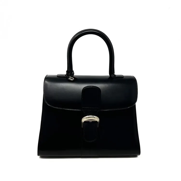 Delvaux Black Brillant MM Bag