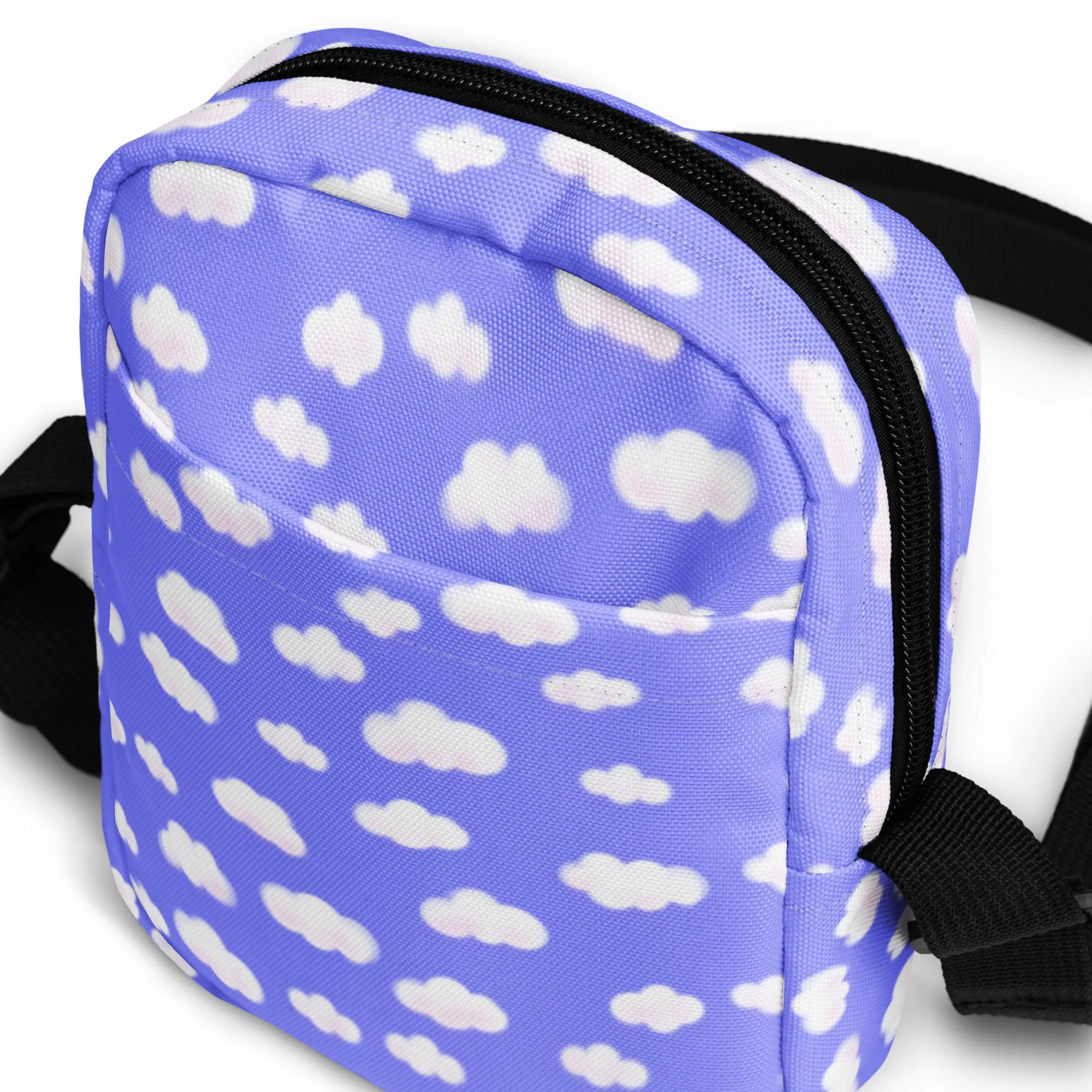 Dreamy Clouds Crossbody Bag (Periwinkle)