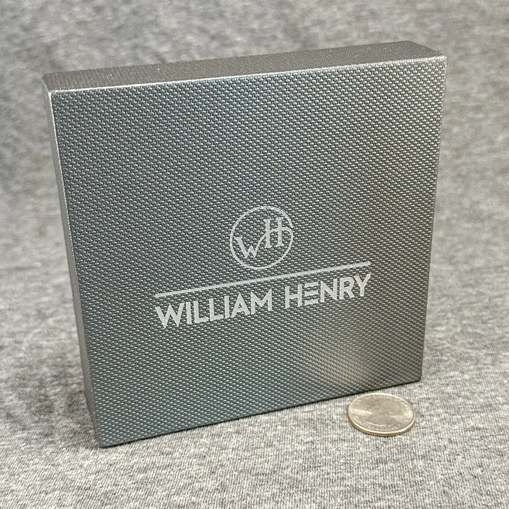 Estate William Henry LB1M Box & Pouch EMPTY 8