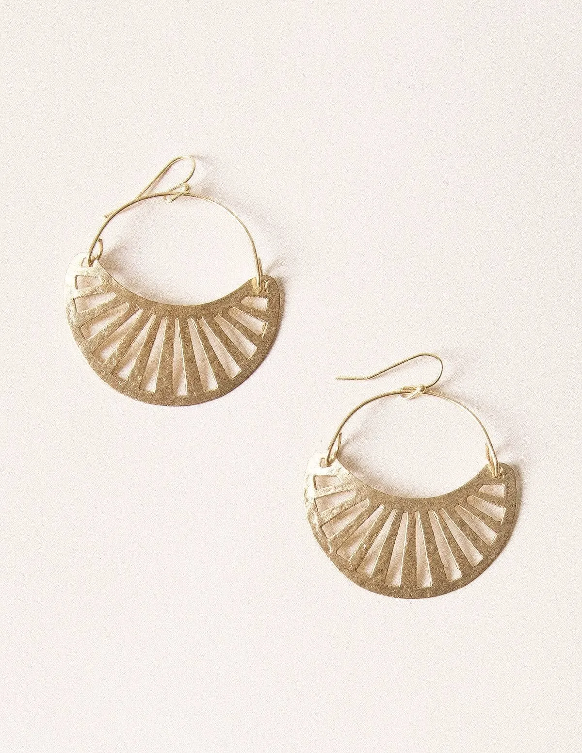 Fair Trade Crescent Moon Earrings