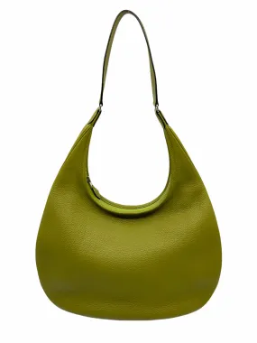 Hermes Gao Clemence Leather Hobo Bag