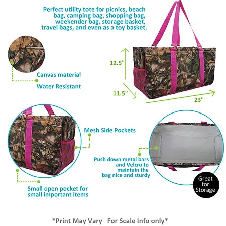 Hot Pink Camo NGIL Utility Bag