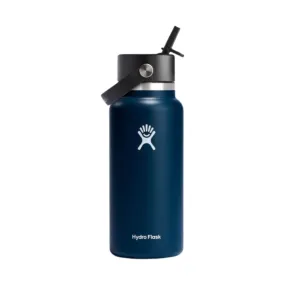 Hydro Flask 32oz Wide Mouth with Flex Straw Cap - Indigo