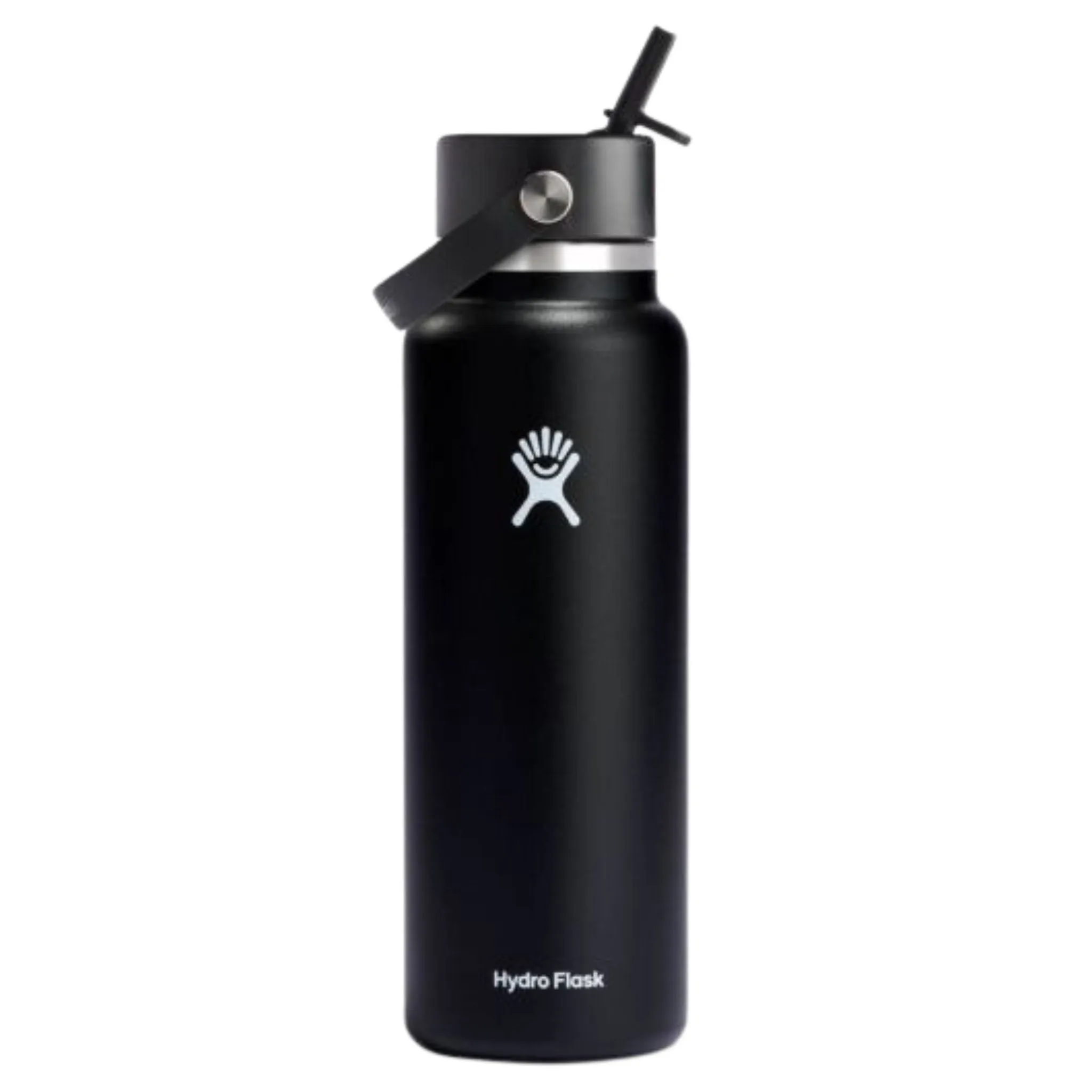 Hydro Flask 40oz Wide Mouth With Flex Straw Cap - Black