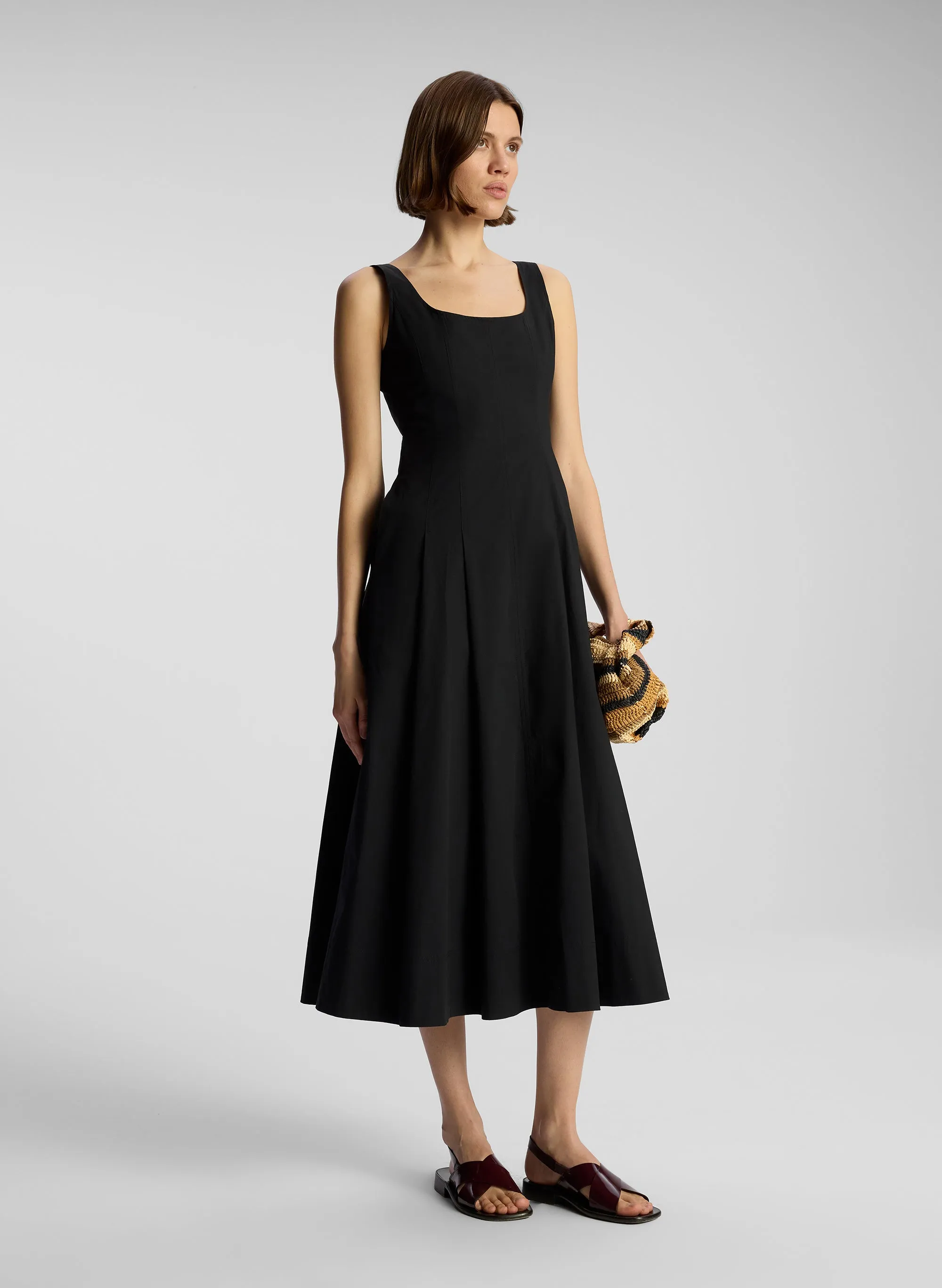 Isabel Cotton Midi Dress