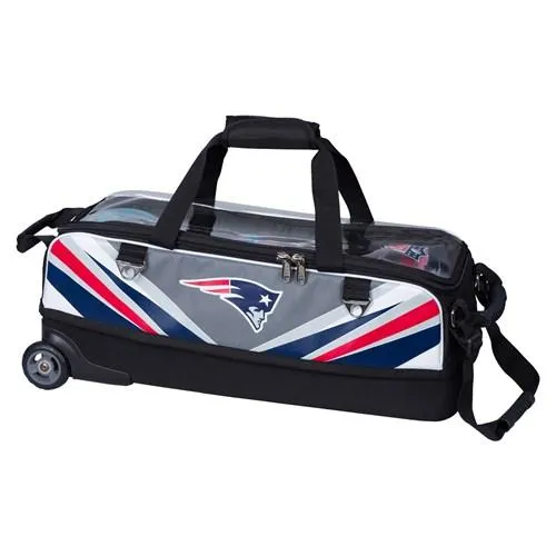 KR Strikeforce NFL Slim Triple Roller New England Patriots Bowling Bag