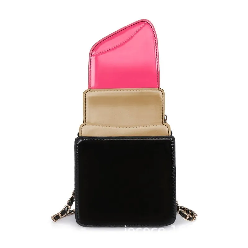 Lipstick Shape Chain Bag Crossbody Bag