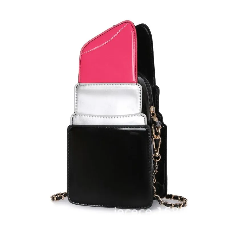 Lipstick Shape Chain Bag Crossbody Bag