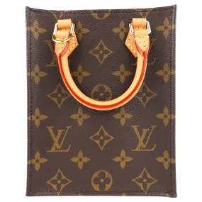 Louis Vuitton Brown Monogram Coated Canvas Sac Plat PM Two Way Bag