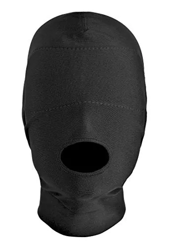 Lynx Blinded Open Mouth Hood - Black