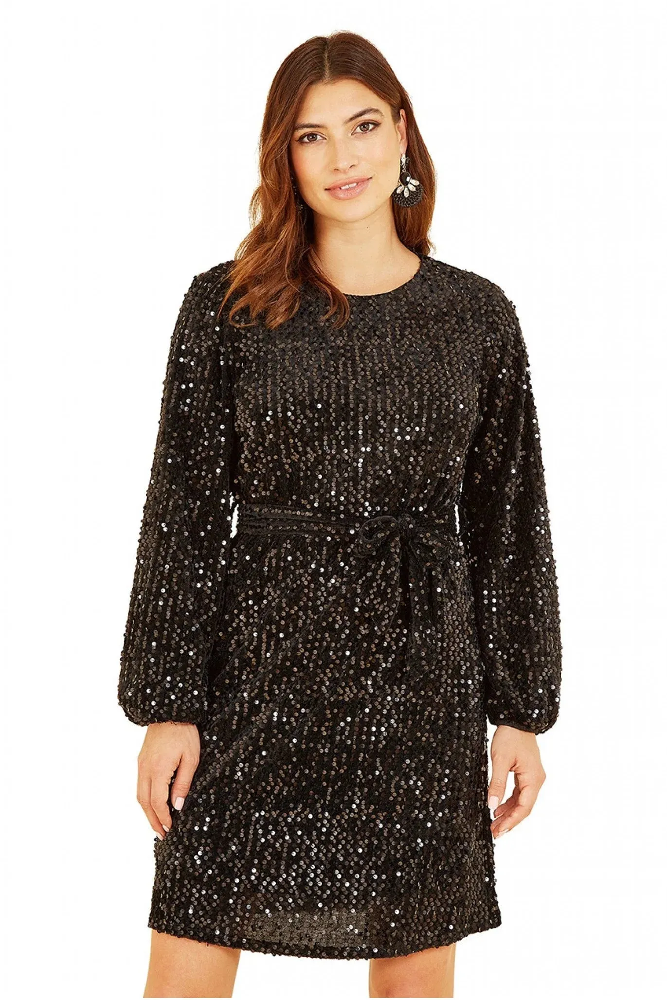 Mela London Sequin Smock Dress