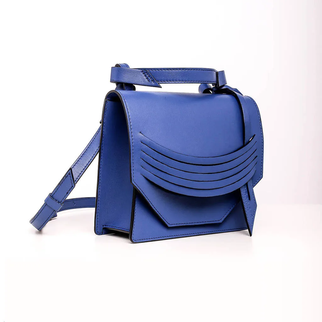 Mini Extreme Slashed Bag - Cobalt Blue