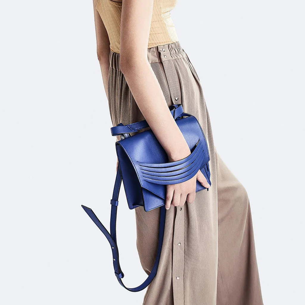 Mini Extreme Slashed Bag - Cobalt Blue