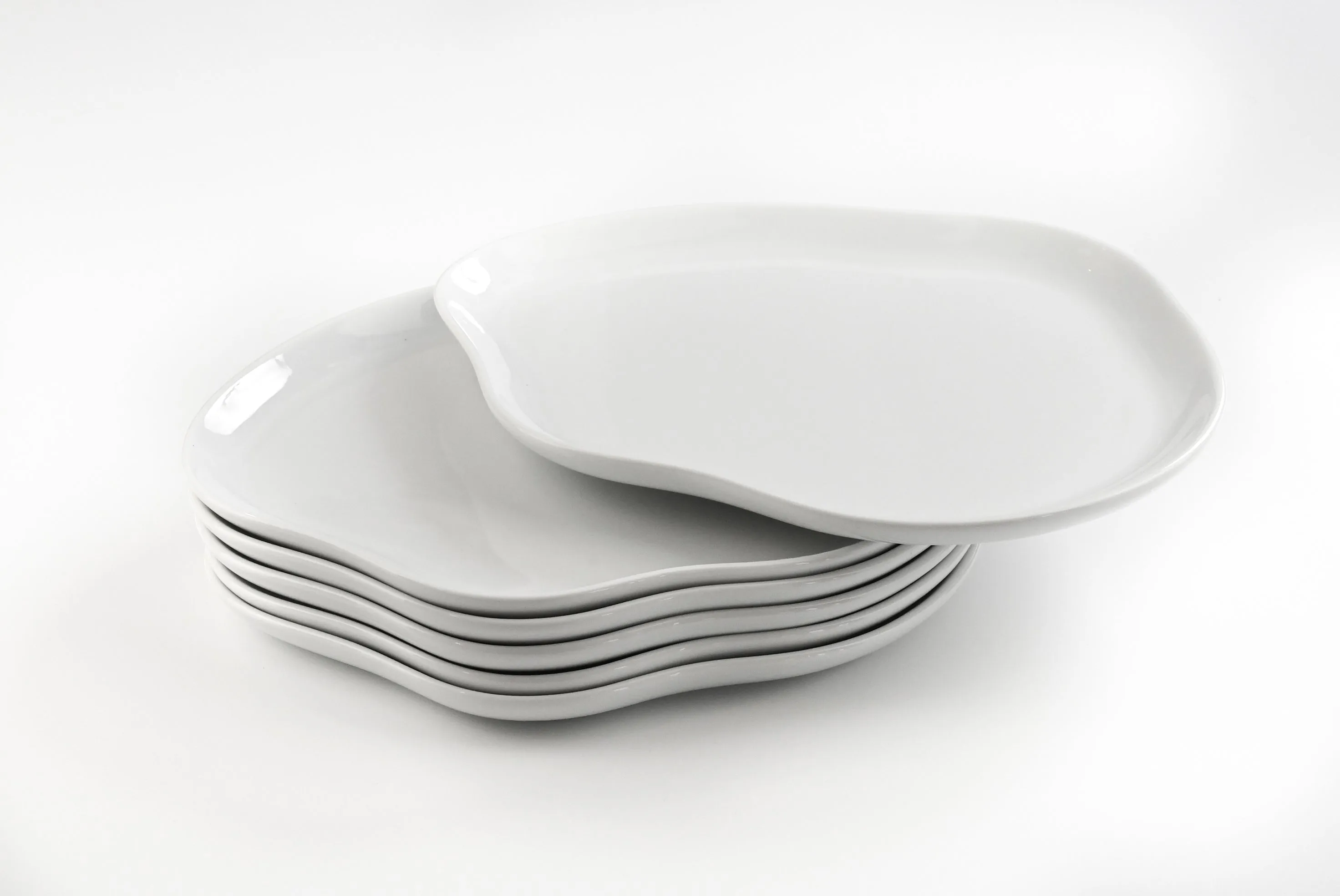 Organic Design Dinner Plates - Set of 6