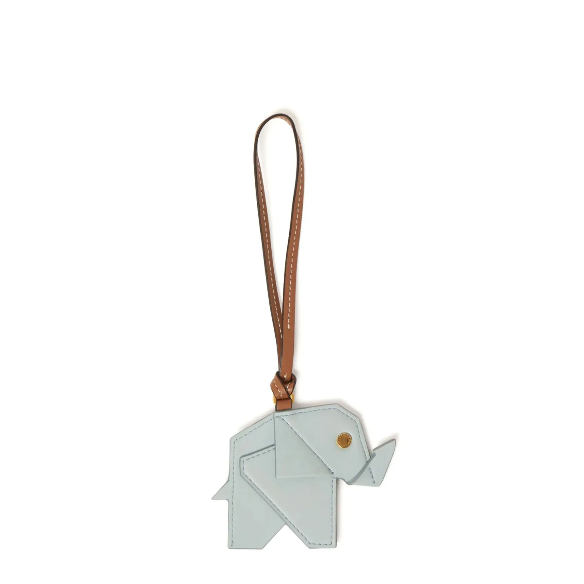 Origami Elephant Alter Mat Bag Charm, Sky Blue