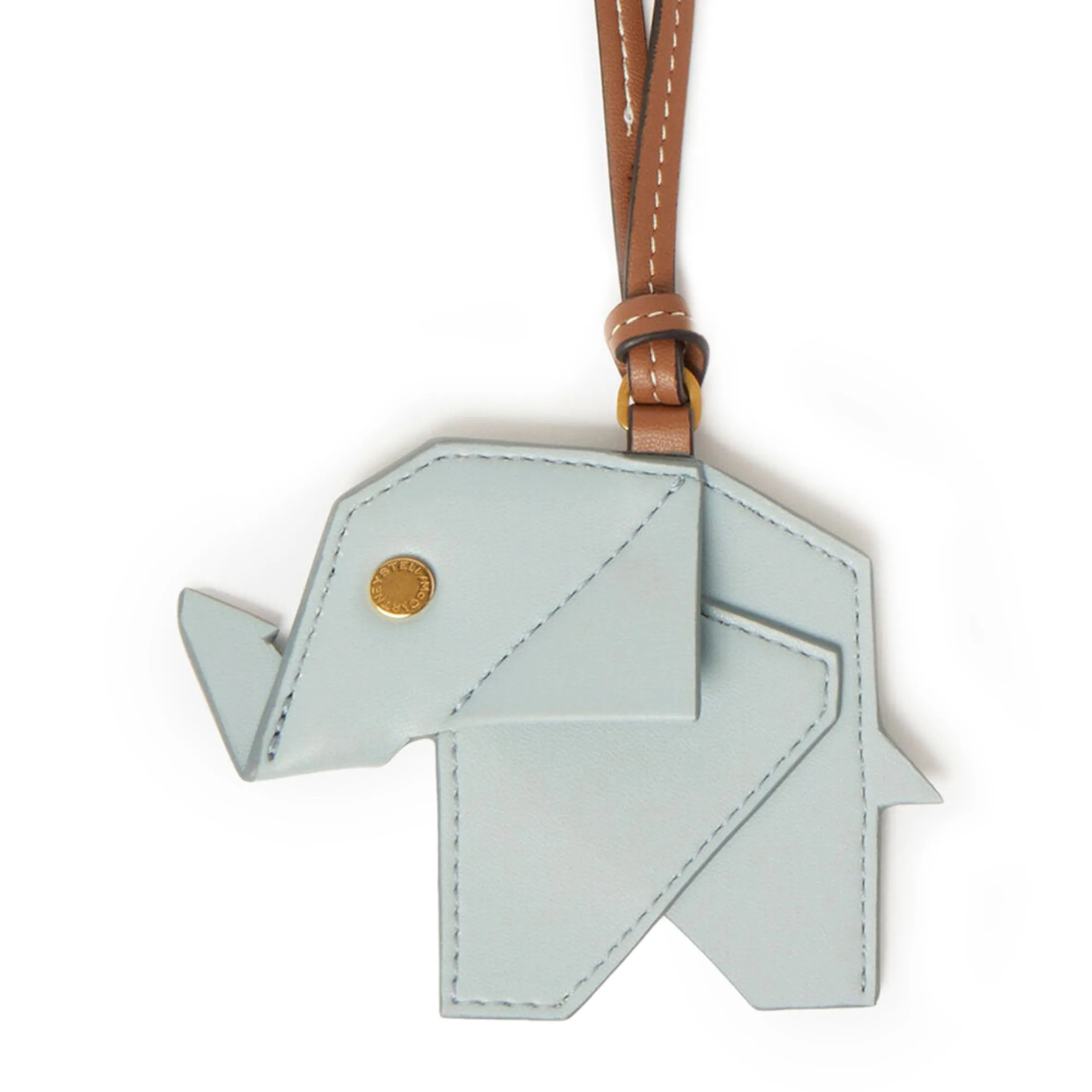 Origami Elephant Alter Mat Bag Charm, Sky Blue