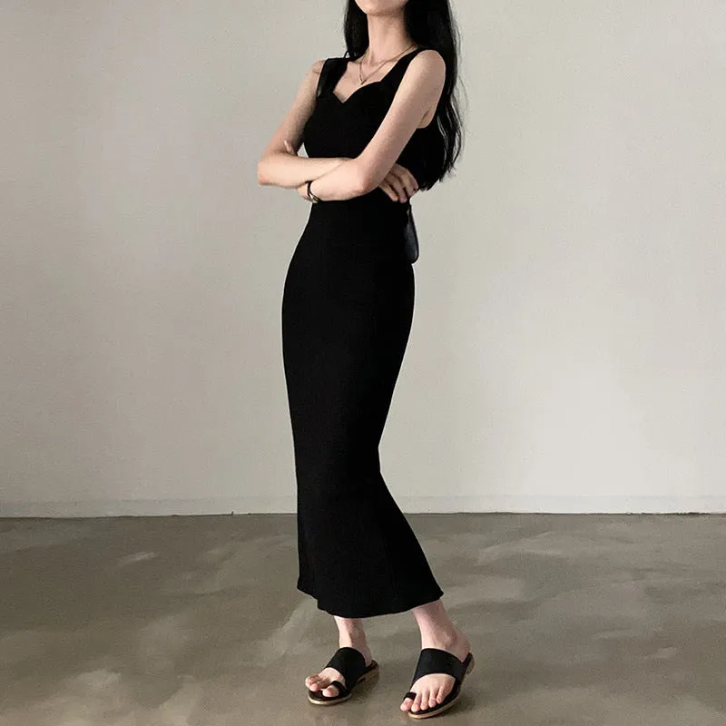 "Dinner Out" Slim Long Dress