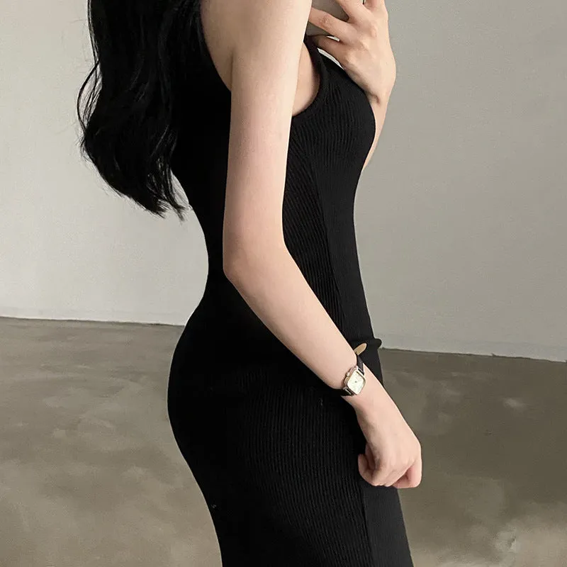 "Dinner Out" Slim Long Dress