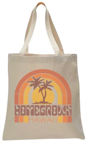 RETRO HOMEGROWN CANVAS TOTE BAG