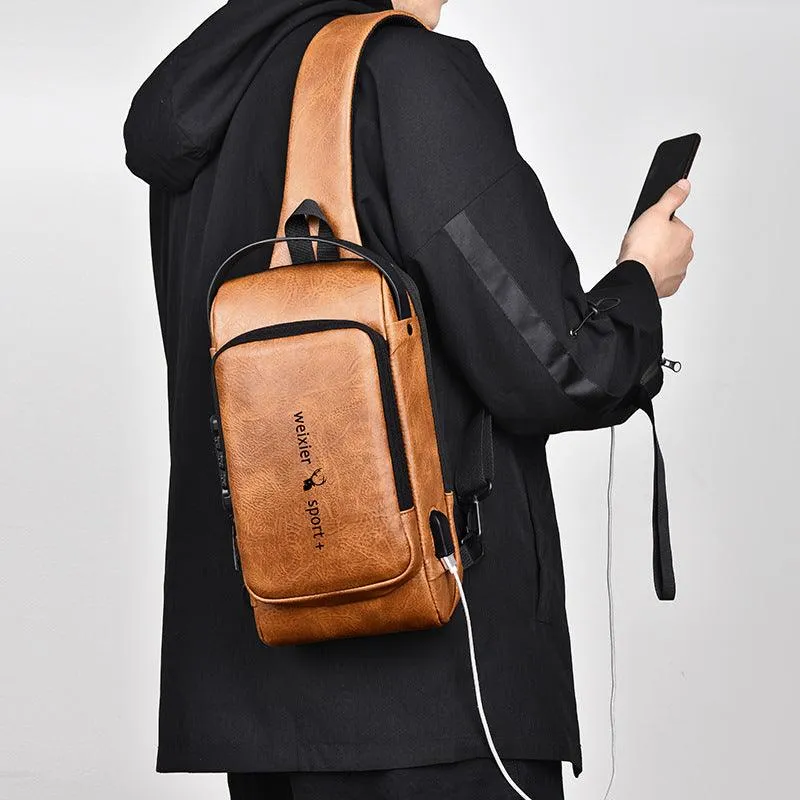 Retro Shoulder Bag for Men