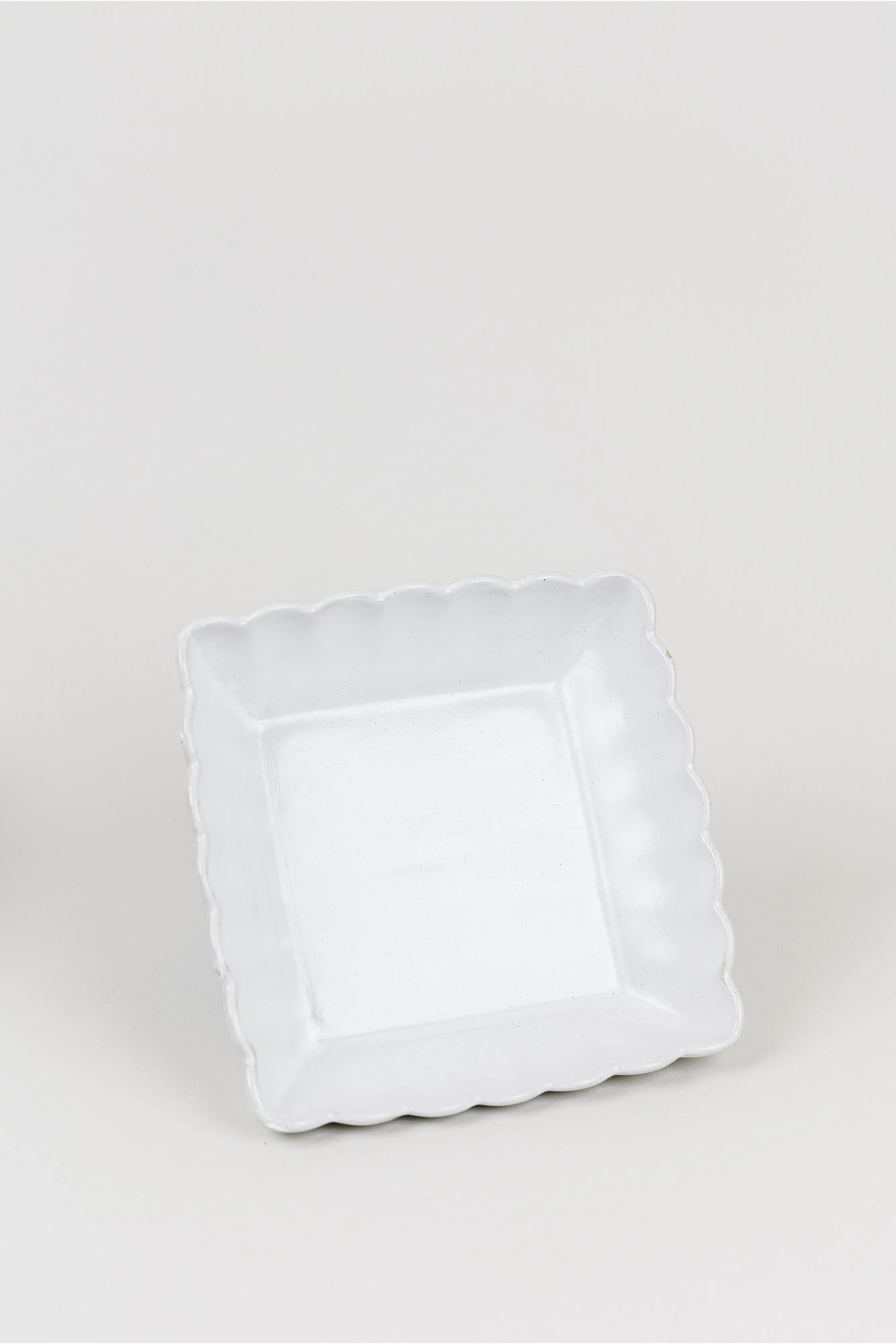 Scalloped Square Serving Dish