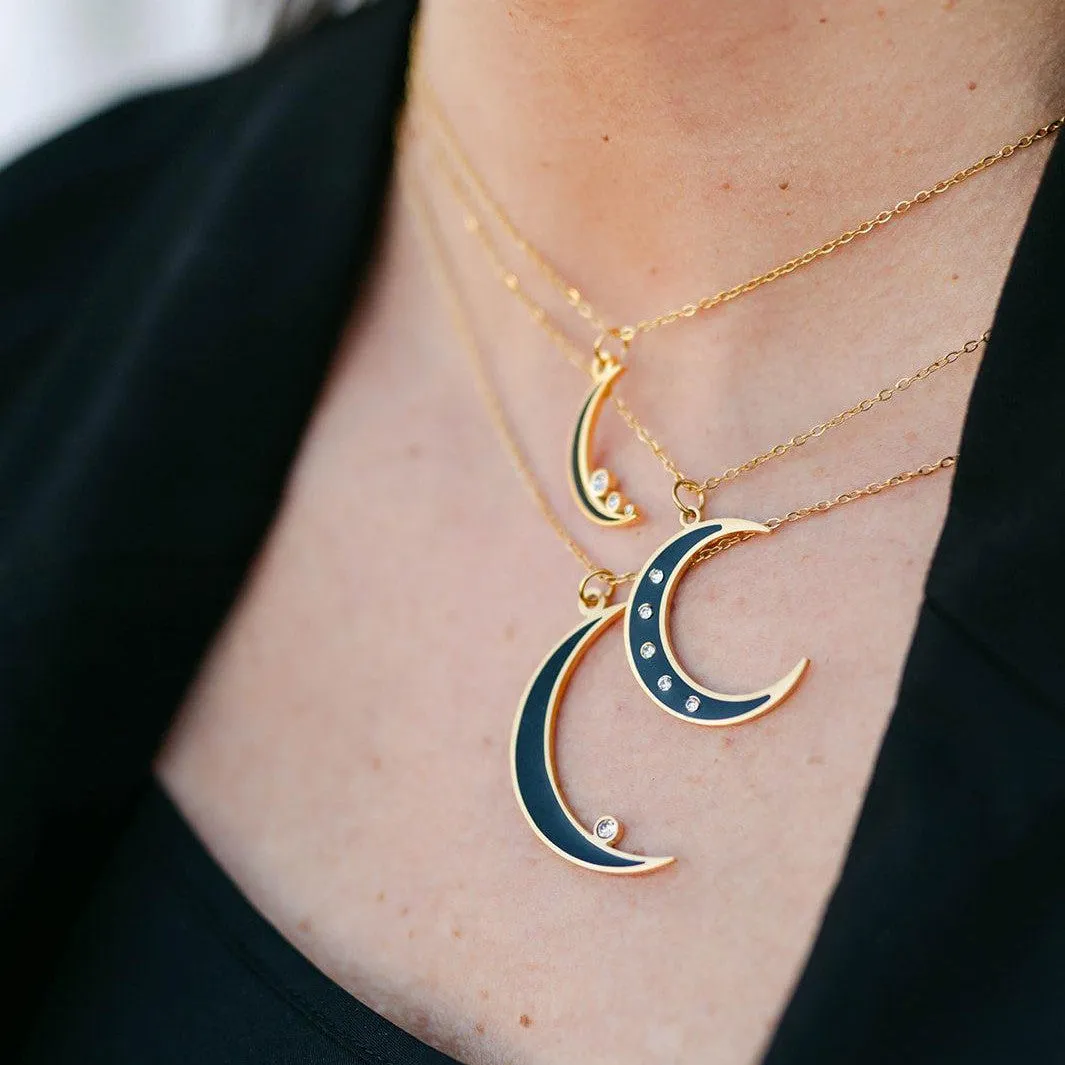 Single Crescent Necklace - Small