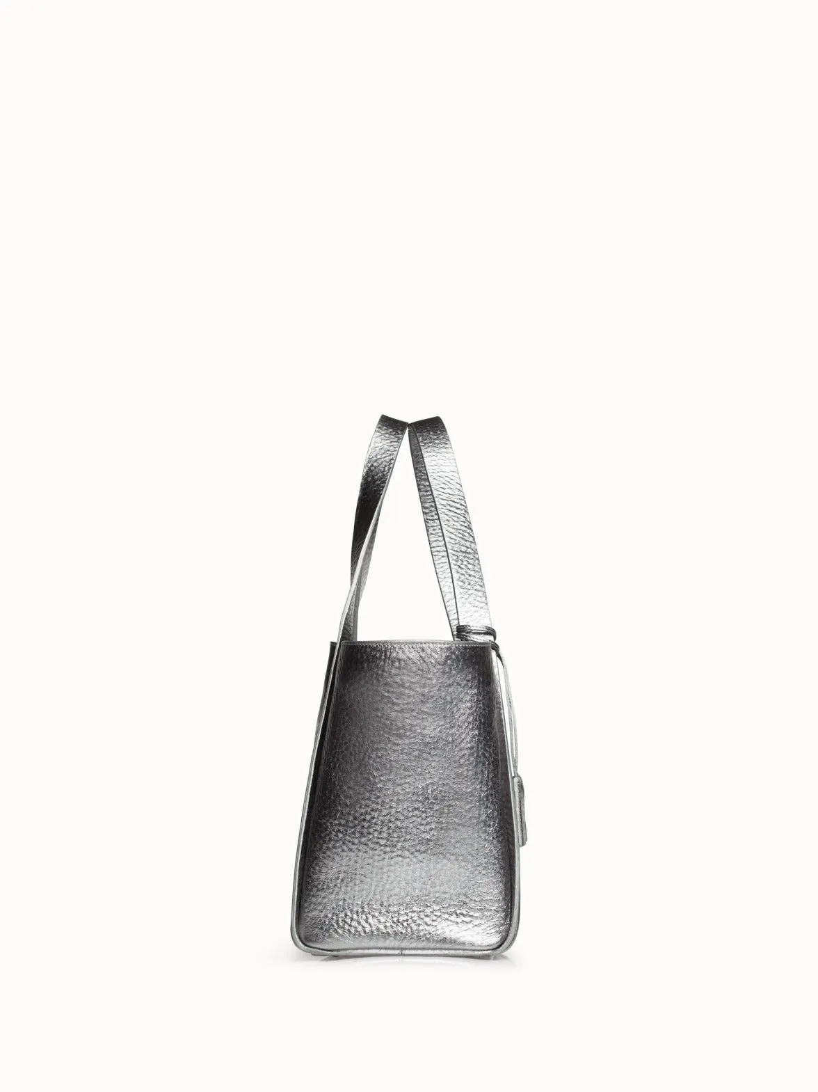 Small Alex Handbag In Hammered Leather