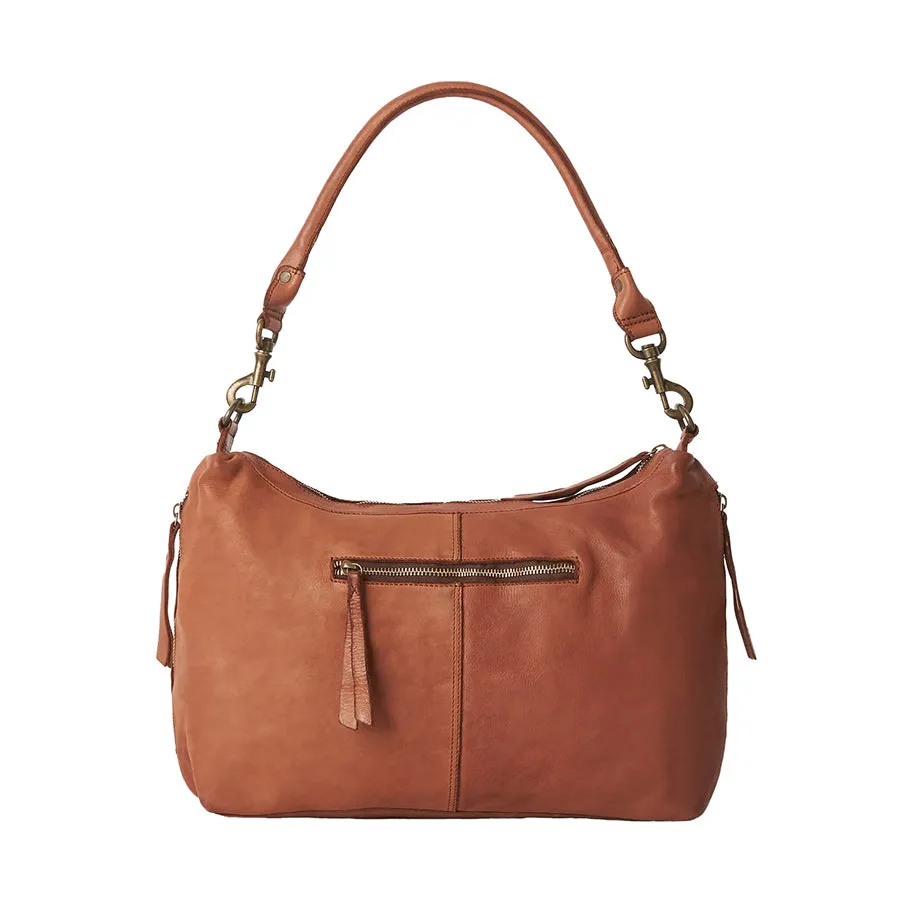 SMALL SLOUCHY - COGNAC LEATHER