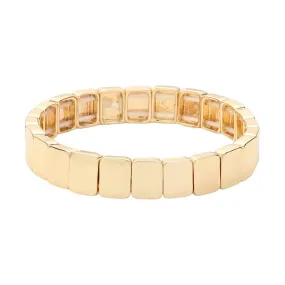 Square Metal Stretch Bracelet