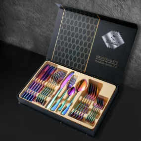 Stainless Steel Flatware Set 24Pcs